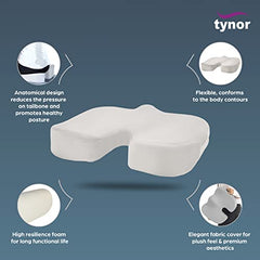 TYNOR Ortho Cushion Seat, Grey, Universal Size, 1 Unit