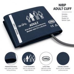 DIYAS NIBP Adult Blood Cuff All Multipara monitors and all BP monitors compatible BP cuff/NIBP Cuff for adult 25-35 Cm