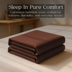 Utopia Bedding Waterproof Mattress Protector, Cotton Terry Fabric, King Size, Brown, Breathable & Elastic Fitted