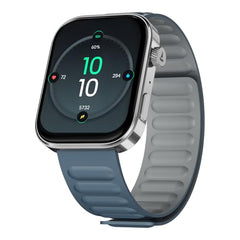 boAt Chrome Endeavour, Premium Metal Body, 1.96”(4.97cm) AMOLED Display,AI Coach Health Insights,Advanced S1 Processor,HRV,VO2 Max,Auto Watchface Refresh, Smart Watch for Men & Women (Fusion Blue)