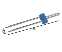 Imported Double Needles Pins for Domestic Sewing Machine - 3 Pieces