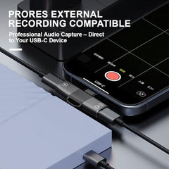Verilux® 2 in 1 USB-C to 3.5 mm Audio & PD 60W Charging Adapter
