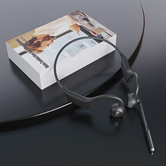 222 Bone Sound Bluetooth Headphones With Microphone, 5.3 Open Ear Multipoint Connection, Sports Headset for Office, Meeting, Online Learning
