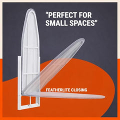 JAIMINI Home Foldable Wall Mounted Ironing Board | Space Saving Iron Table | Heavy Duty Frame, Smooth Ironing Surface, Easy Release Lever, Removable Cover | DIY Assembly