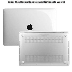 Midkart Matte Hard Shell Plastic Case Cover Compatible with MacBook Pro 13 Inch (Model M2 A2338 / M1 A2338 / A2289 / A2251 / A1706 / A1708 / A2159 / A1989, Release 2023-2016), Smoke Black