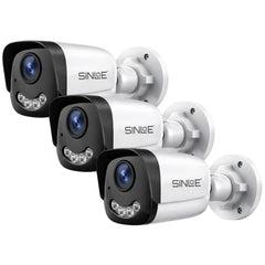 SINLOE 2 MP Color Night Vision Day/Night 24 Hour Full Color Vision 1080P Full HD AHD Indoor CCTV Surveillance Camera Compatible with All 2MP and Above AHD Supporting DVRs, 4 Unit