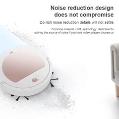 TRIDEO [𝟏𝟓 𝐘𝐄𝐀𝐑𝐒 𝐖𝐀𝐑𝐑𝐀𝐍𝐓𝐘 Vacuum Robot Cleaner, Automatic Circle Sweeper Vacuum Cleaner with Noise Reduction and Long Battery Life Full Space Coverage for Wood Floors