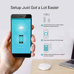 TP-Link Deco E4 Whole Home Wi-Fi Mesh System, Seamless and Speedy(AC1200) 1200Mbps Wireless, Works with Amazon Echo/Alexa, Router and WiFi Booster Replacement, Parental Control, Dual_Band