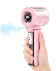 Eopora Mini Mist Fan, Portable Rechargeable Hand Fan, 8–12H Runtime