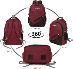 S.B. Collection Bags Unisex Usb Waterresistance Office/Business/College Daily Use Helping hand Backpack 32L Laptop Backpack (Grey Pro Plus)