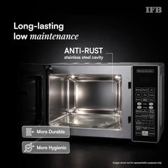 IFB 30L Convection Microwave Oven with 360 Degree Motorized Rotisserie 101 Auto Cook Menus (30BRC2, Black, Auto Defrost, Grill Mode, Combi-Cook Modes, 10 Power Levels)