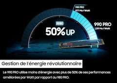 Samsung 990 PRO w/Heatsink SSD 2TB PCIe 4.0 M.2 Internal Solid State Hard Drive, Fastest Speed for Gaming, Heat Control, Direct Storage and Memory Expansion, Compatible w/ Playstation5, MZ-V9P2T0CW