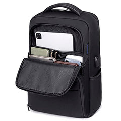 Arctic Hunter Backpack for Men Women 28L Medium Formal Business 15.6" Laptop Bag with Shockproof Pocket USB Port for Office Weekend Travel College Water Resistant,Black
