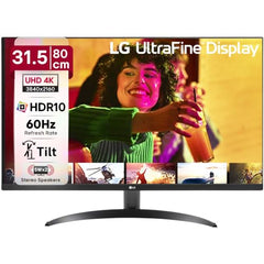 LG 32UR500K-B Ultrafine 32-inch 4K UHD (3840x2160) Computer Monitor HDR10 Built-in Speaker x2 OnScreen Control Reader Mode Flicker Safe Borderless Design HDMIx2 DisplayPort Black