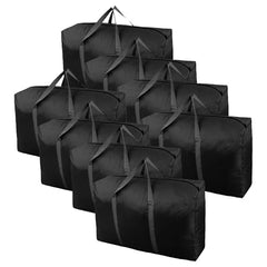 Encasify 100L Extra Large Polyester Storage Bags – Heavy Duty Moving Bags with Strong Zippers & Carry Handles, Big Packing Bags for Moving, Storage, Travel & Camping (2 Pack)