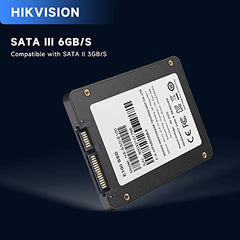 HIKVISION 128 GB 2.5-Inch SATA Internal SSD - 560MB/s Read & 500MB/s Write - 5-Year Warranty (HS-SSD-E100/128 GB)
