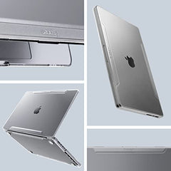 Spigen for MacBook Pro 14 Inch Case M5/Pro/Max (2026) M4/M3/M2/M1/Pro/Max (2025-2021) A3112 A3185 A3401 A2918 A2992 A2779 A2442, Thin Fit Transparent Protective Hard Shell Case, Crystal Clear