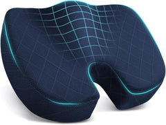 TEKCOOL Cotton Orthopedic Coccyx Cushion For Tailbone Pain Car SeatCushions For Chair Tailbone Pillow For Sitting SeatCushion For Car Driving Seat Sitting Pillow Coccyx Seat Cushion For Chair (Black)'