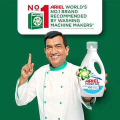 Ariel Power Gel Liquid Detergent for Top Load & Semi Auto – 6kg | Removes 100 Dried Stains in 1 Wash | Faster Dissolving | Long-Lasting Fragrance | Color Protection | At the price of Powders
