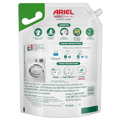 Ariel Power Gel Liquid Detergent for Front Load – 4kg | Removes 100 Dried Stains in 1 Wash | Faster Dissolving | Long-Lasting Fragrance | Color Protection | At the price of Powders