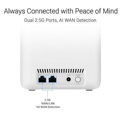 ASUS ZenWiFi BD5 WiFi 7 Mesh Router - 5,000 sq. ft., 5Gbps (2 Pack)