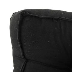Kuber Industries Pack of 2 Square Chair Pad/Cushion|Quilted Microfiber Fabric & Solid Color|Soft & Comfortable Sitting|Size 45 x 45 x 7 CM (Grey)