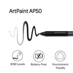 GAOMON ArtPaint AP50 Battery-Free Stylus with 8192 Levels Pen Pressure Only Suitable for GAMON PD1161/PD1561 /PD156 Pro Pen Display