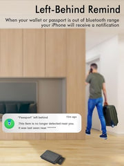 AUSHA Smart Bluetooth Tracker Device|No SIM Needed | Compatible with Apple Find My| Alert & Water Resistant | for Bags, Wallet, Luggage, Keys Finder