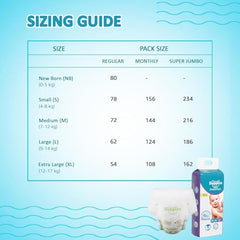 Amazon Brand - Supples Premium Baby Diaper Pants | 84 Baby Diapers | XXL | 15-25 Kg | 42 x 3 Packs | 12 Hrs Absorption | Cushiony Cotton Soft Fabric | Phthalates-Free | Triple Leak Guard