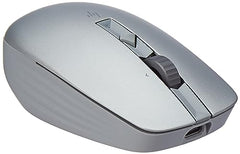 HP 710 Rechargeable Silent Mouse/6 programmable buttons/90-day Rechargeable Battery Life Track-On Glass Sensor(Silver)