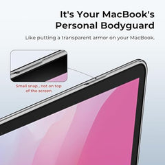 EooCoo Clear Case for Apple MacBook Air M1 13.3 inch Laptop Cover 2018-2021