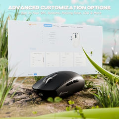 ATTACK SHARK G3 Wireless Gaming Mouse, Black