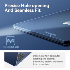 ZORBES® Laptop Cover 13.3 Inch for MacBook Air M1 A2337 A2179 A1932 Mac Book Air 13 Inch Case Compatible with Apple 2020 2019 2018 Release Waterproof Clear Plastic Hard Shell Case Cover Protector