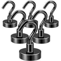 DIYMAG Magnetic Hooks 15pcs 30lbs Cruise Essentials 2026 Magnet Hook | Neodymium Heavy Duty Strong Magnets Hanging Ship Cabins Refrigerator Fridge Classroom Beach Vacation Kitchen Grills Home Tool