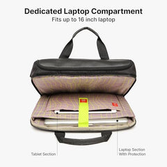 uppercase Omega 03 Pro Messenger Bag Fits Up to 15.6" Laptop 14L Black