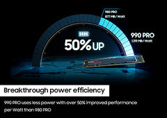 Samsung 990 PRO w/Heatsink SSD 2TB PCIe 4.0 M.2 Internal Solid State Hard Drive, Fastest Speed for Gaming, Heat Control, Direct Storage and Memory Expansion, Compatible w/ Playstation5, MZ-V9P2T0CW