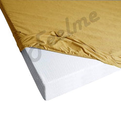 Feelme Mattress Cover King Size 84x84 Waterproof Cotton Mattress Protector for Double Bed (84x84 Inch/ 7x7 Feet Grey) 210 GSM 100% Waterproof