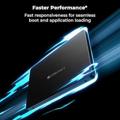 ZEBRONICS SD26 256GB SSD, Ultra Low Power Consumption, S.M.A.R.T. Thermal Management and Silent Operation