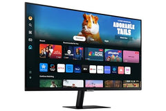 Samsung 27" M5 Smart Monitor with Smart TV Experience (Smartchoice) |FHD 1920 x 1080| Screen Mirroring | IPS Pane l TV Plus| Speakers | Adaptive Sound | Wi-Fi | HDMI |Bluetooth| LS27FM500EWXXL | Black