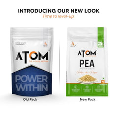 AS-IT-IS ATOM Pea Protein with DigeZyme® Mango Fusion, 1kg I Recovery & Strength, Plant-Based Protein for All Day Fuel