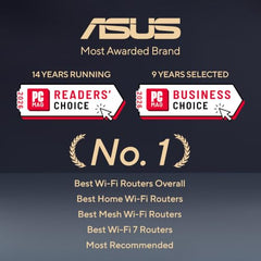 ASUS ZenWiFi BD5 WiFi 7 Mesh Router - 5,000 sq. ft., 5Gbps (2 Pack)