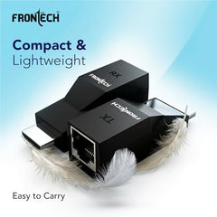 Frontech HDMI Extender 30M | Full HD 1080p@60Hz | HDMI Over Cat5e/Cat6 | Plug & Play | No Power Required | Wide Compatibility | 2 Year Warranty (NC-0080)