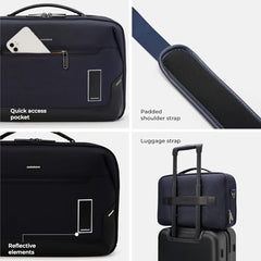MOKOBARA Bento Briefcase 14 Inch Laptop Bag 15L Office Use Black