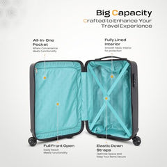 KAMILIANT by American Tourister Savvy|Trolley Bag Set of 3 (55+70+80 cms) for Travel| Hard Case Polypropylene (PP) Suitcase|360° 8-Wheel Spinner Luggage Trolley|Combination Lock|Orange Pastry