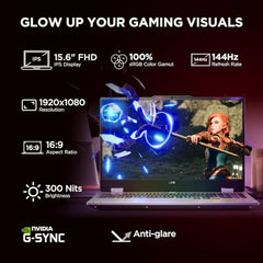 Lenovo LOQ Intel Core i7-13650HX | NVIDIA RTX 5060 8GB (16GB RAM/1TB SSD/144Hz Refresh Rate/572 AI TOPS/15.6" (39.6cm)/Windows 11/Office 2024/Grey/2.4Kg), 83JE01F0IN Gaming Laptop