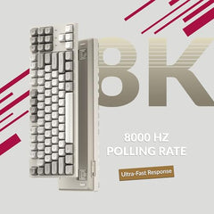 Keychron C1 Pro 8K Wired Custom Keyboard, RGB Backlit, Silent Red Switch