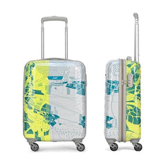Skybags Trooper Set of 3 (S+M+L) Printed Hard Case Trolley Bags, Green