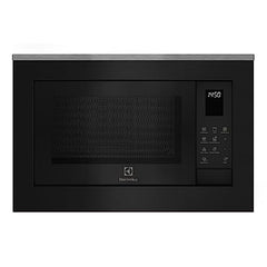 Electrolux 25L 60cm Built-In Combination Microwave Oven with 8 Functions, UltimateTaste 700, Black, Glass, EMSB25XC
