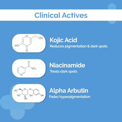 The Derma Co 1% Kojic Acid Face Wash | With Niacinamide & Alpha Arbutin | Reduces Dark Spots, Pigmentation & Blemishes | Cleanses & Brightens Skin | Non-Drying Formula | For All Skin Types | 100 ml
