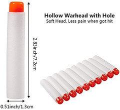 SYGA Plastic Foam Toy Bullet Dart Bullets for Strike Elite Guns, Blue - 20Pcs